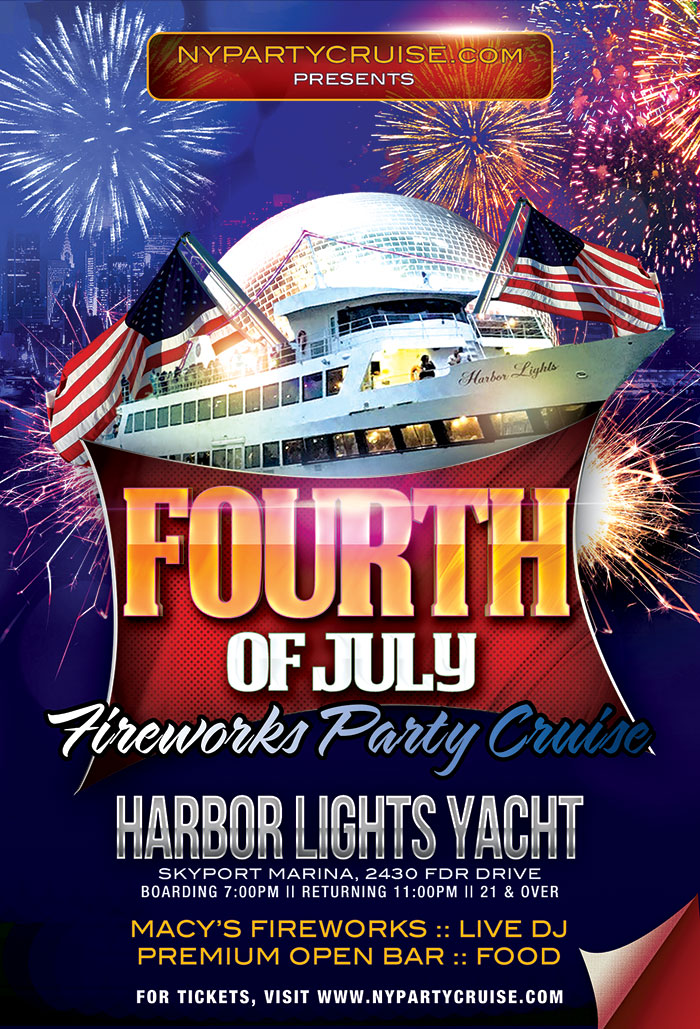4th of July Cruise - NYPartyCruise.com