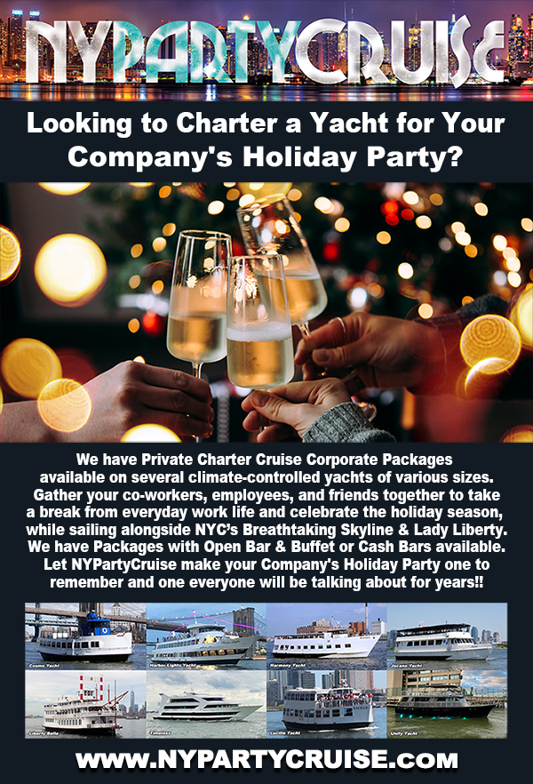Charter a Company Holiday Party Private Cruise - NYPartyCruise.com