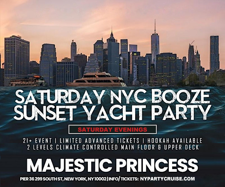 Saturday Sunset Party Cruise