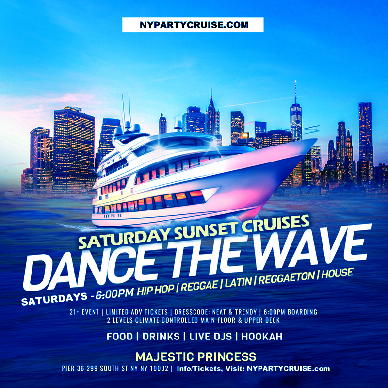 Saturday Sunset Party Cruise 7/19/25 -NYPartyCruise.com